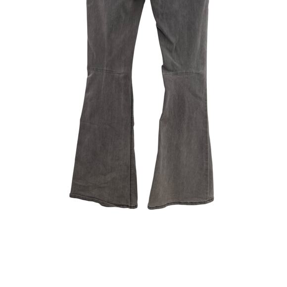 Free People Pull-On Flared Bell Bottom Jeans Denim Gray Size 27 - Picture 7 of 10